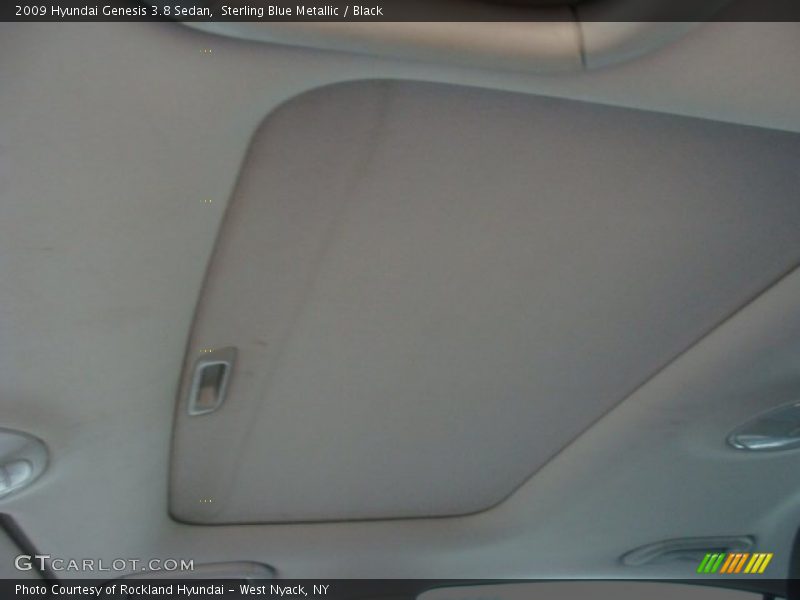 Sterling Blue Metallic / Black 2009 Hyundai Genesis 3.8 Sedan