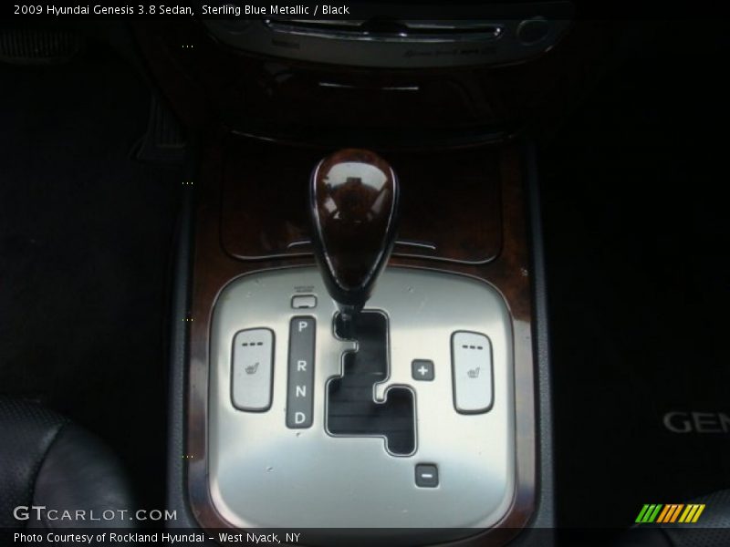 Sterling Blue Metallic / Black 2009 Hyundai Genesis 3.8 Sedan