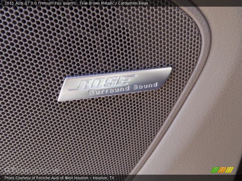 Teak Brown Metallic / Cardamom Beige 2015 Audi Q7 3.0 Premium Plus quattro