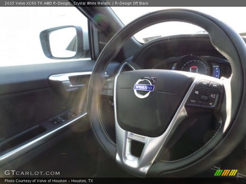 Crystal White Metallic / R-Design Off Black 2015 Volvo XC60 T6 AWD R-Design
