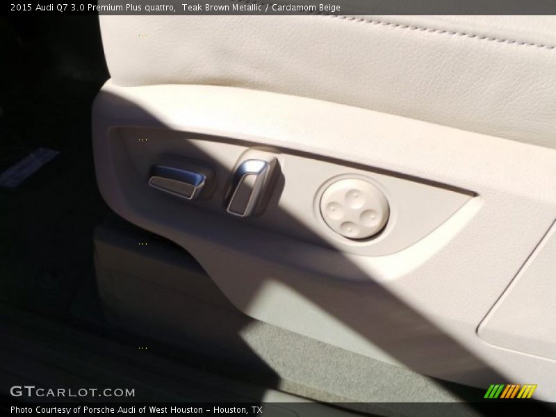 Teak Brown Metallic / Cardamom Beige 2015 Audi Q7 3.0 Premium Plus quattro