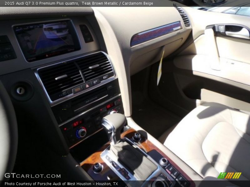 Teak Brown Metallic / Cardamom Beige 2015 Audi Q7 3.0 Premium Plus quattro