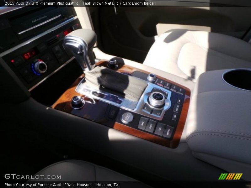Teak Brown Metallic / Cardamom Beige 2015 Audi Q7 3.0 Premium Plus quattro