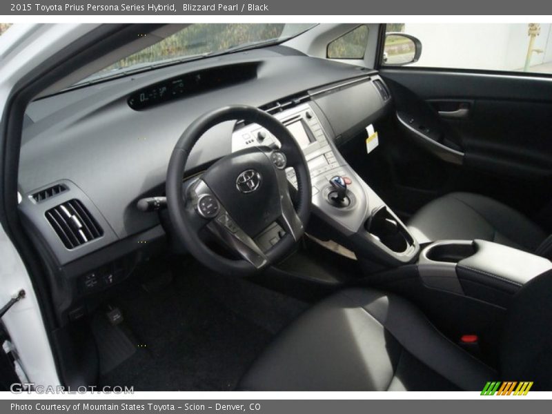 Blizzard Pearl / Black 2015 Toyota Prius Persona Series Hybrid