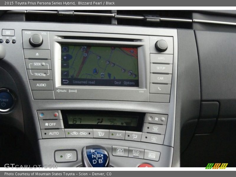 Blizzard Pearl / Black 2015 Toyota Prius Persona Series Hybrid