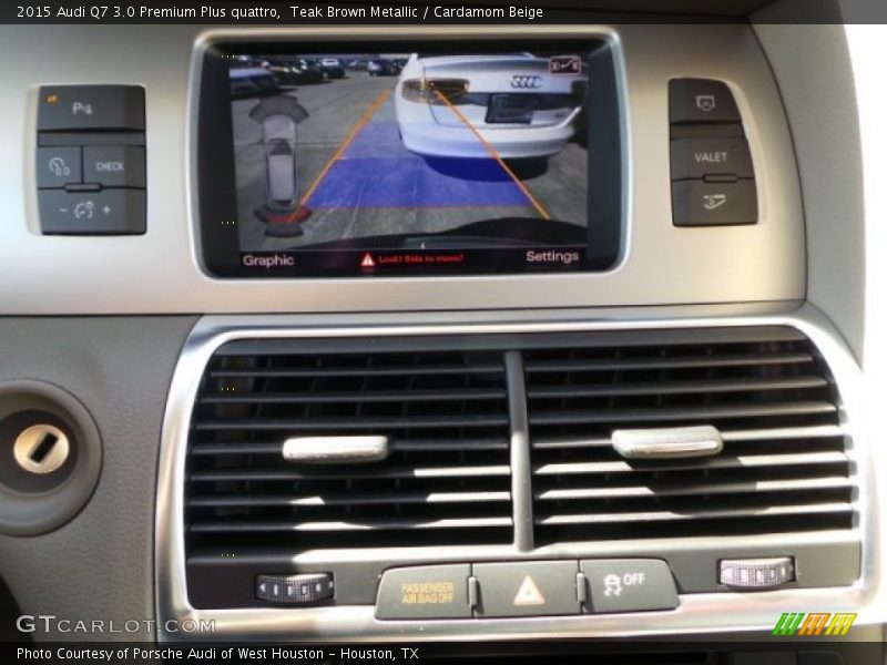 Teak Brown Metallic / Cardamom Beige 2015 Audi Q7 3.0 Premium Plus quattro