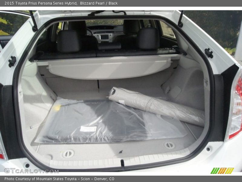 Blizzard Pearl / Black 2015 Toyota Prius Persona Series Hybrid