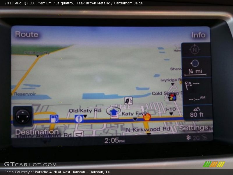 Teak Brown Metallic / Cardamom Beige 2015 Audi Q7 3.0 Premium Plus quattro