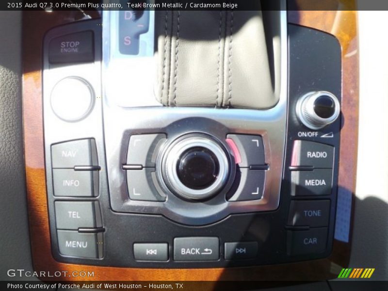 Teak Brown Metallic / Cardamom Beige 2015 Audi Q7 3.0 Premium Plus quattro