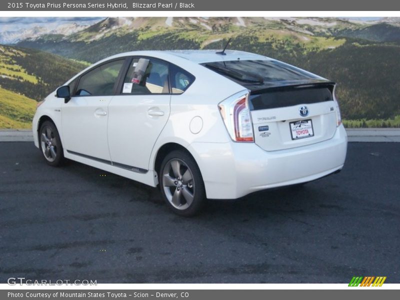 Blizzard Pearl / Black 2015 Toyota Prius Persona Series Hybrid