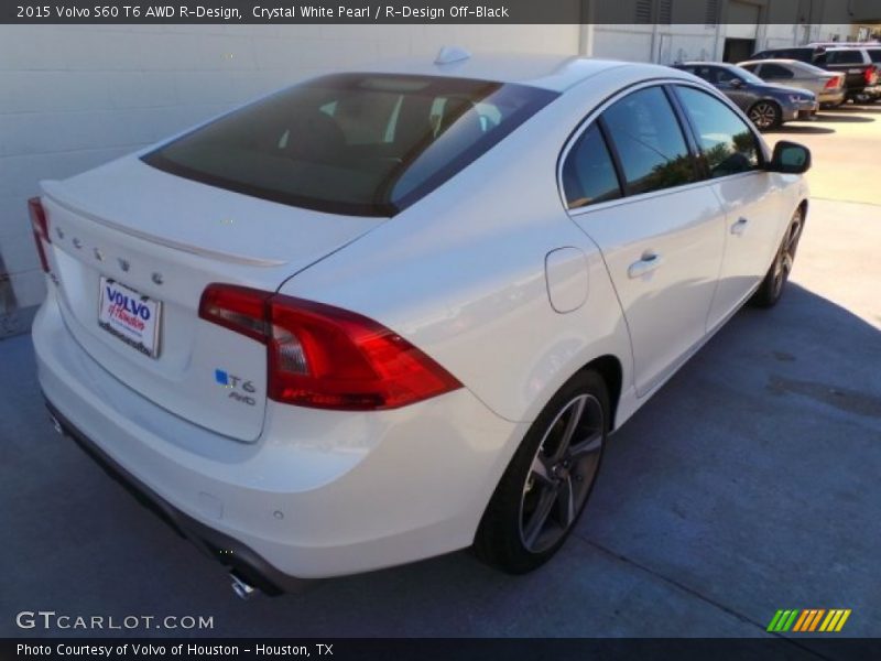 Crystal White Pearl / R-Design Off-Black 2015 Volvo S60 T6 AWD R-Design