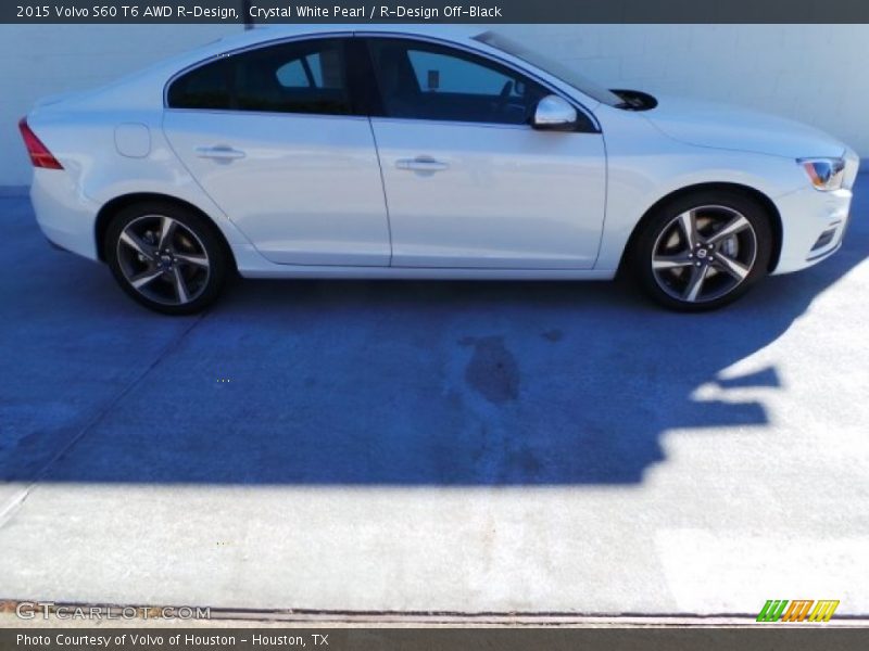 Crystal White Pearl / R-Design Off-Black 2015 Volvo S60 T6 AWD R-Design