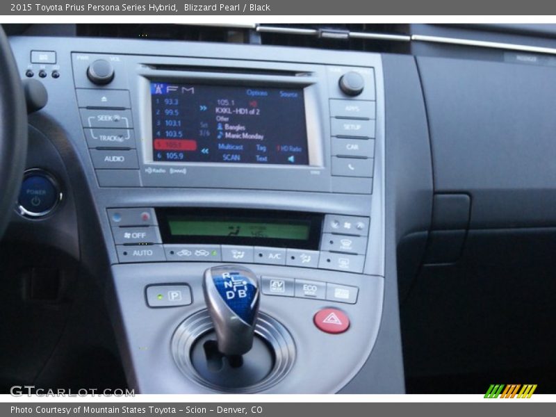 Controls of 2015 Prius Persona Series Hybrid