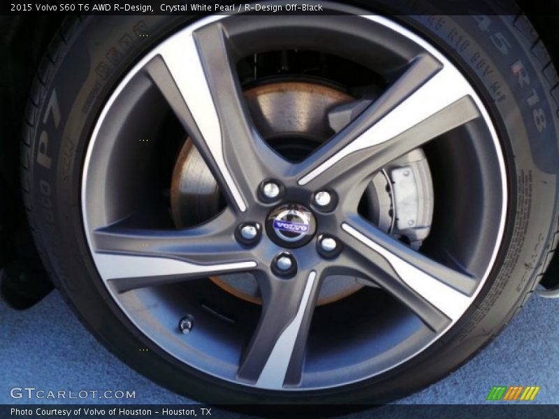 Crystal White Pearl / R-Design Off-Black 2015 Volvo S60 T6 AWD R-Design