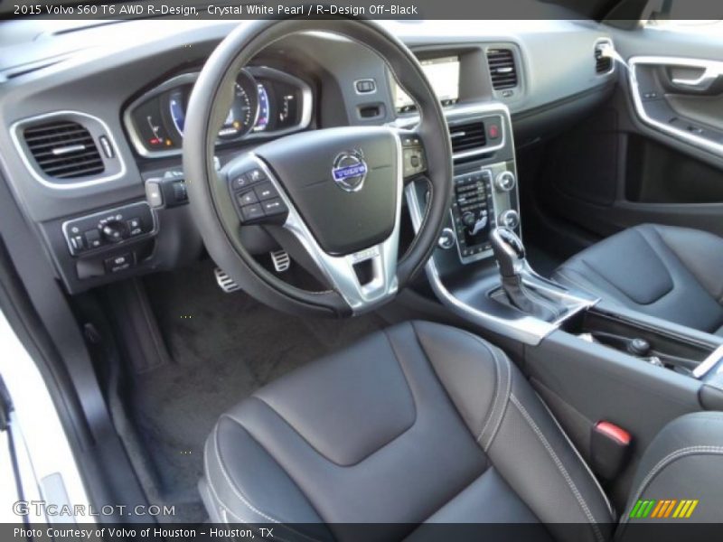  2015 S60 T6 AWD R-Design R-Design Off-Black Interior