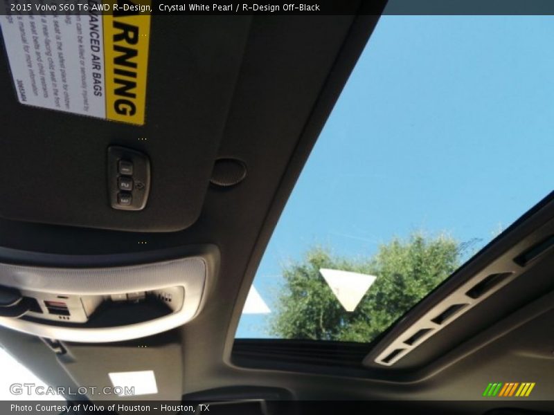 Crystal White Pearl / R-Design Off-Black 2015 Volvo S60 T6 AWD R-Design