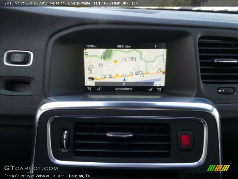Crystal White Pearl / R-Design Off-Black 2015 Volvo S60 T6 AWD R-Design