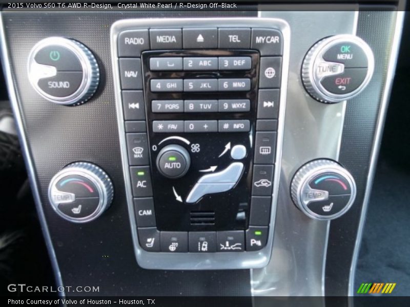 Controls of 2015 S60 T6 AWD R-Design