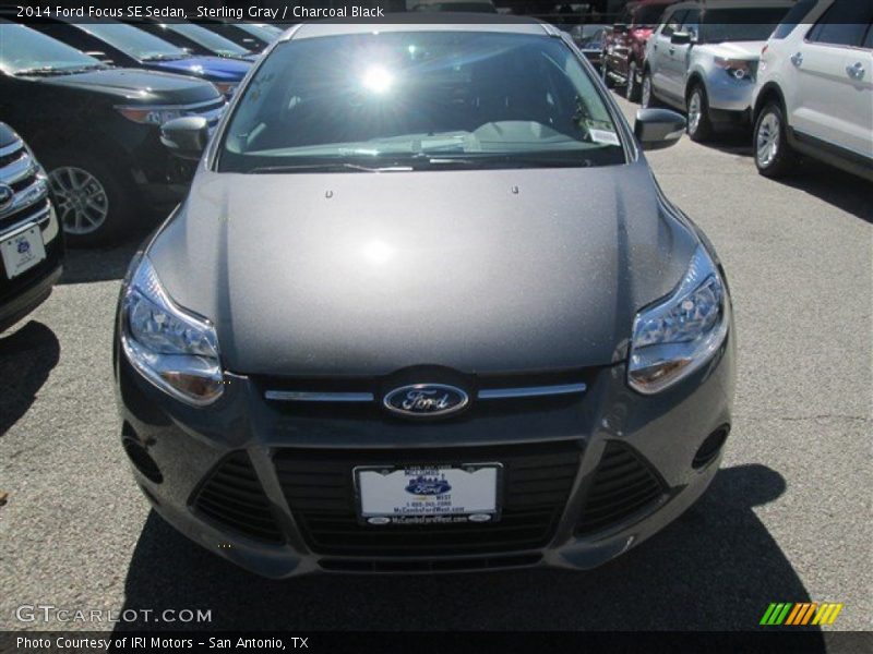 Sterling Gray / Charcoal Black 2014 Ford Focus SE Sedan