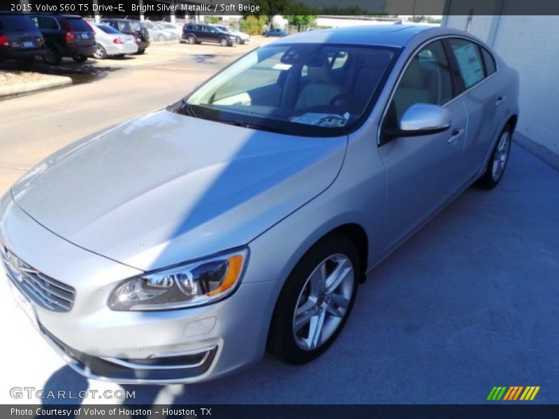 Bright Silver Metallic / Soft Beige 2015 Volvo S60 T5 Drive-E