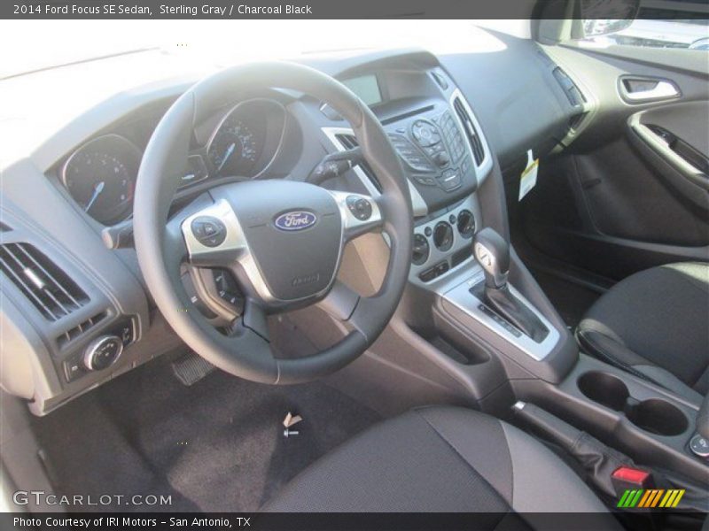Sterling Gray / Charcoal Black 2014 Ford Focus SE Sedan