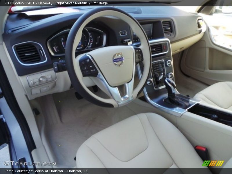 Bright Silver Metallic / Soft Beige 2015 Volvo S60 T5 Drive-E
