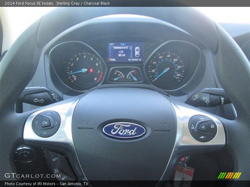 Sterling Gray / Charcoal Black 2014 Ford Focus SE Sedan