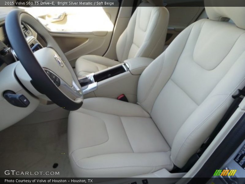 Bright Silver Metallic / Soft Beige 2015 Volvo S60 T5 Drive-E