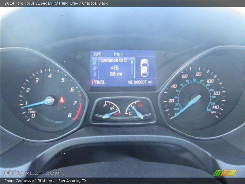 Sterling Gray / Charcoal Black 2014 Ford Focus SE Sedan