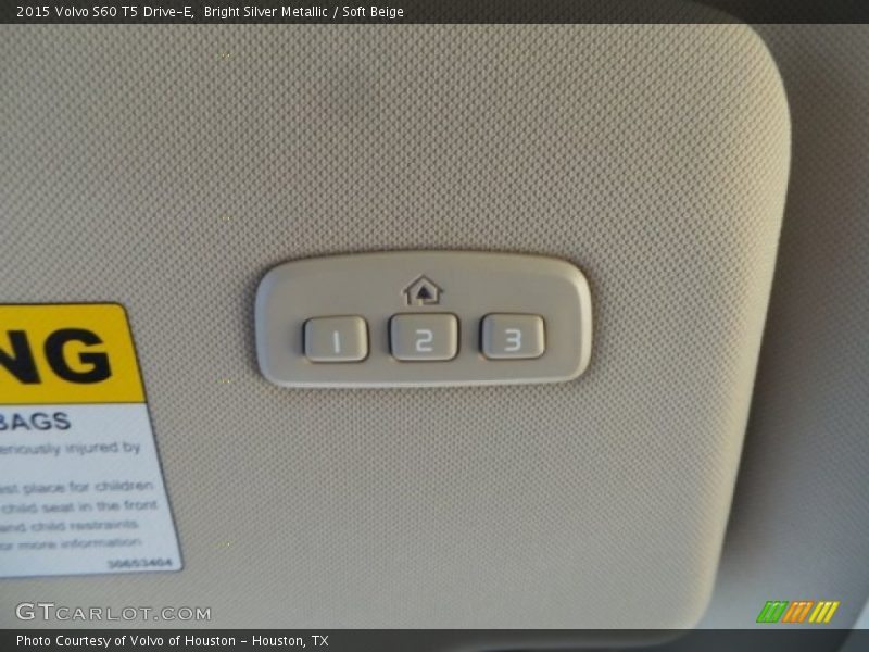 Bright Silver Metallic / Soft Beige 2015 Volvo S60 T5 Drive-E