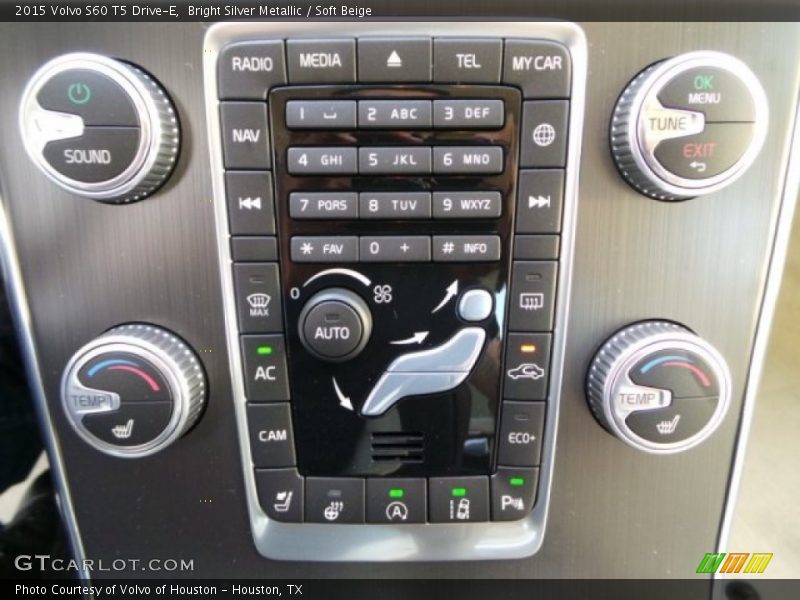 Bright Silver Metallic / Soft Beige 2015 Volvo S60 T5 Drive-E