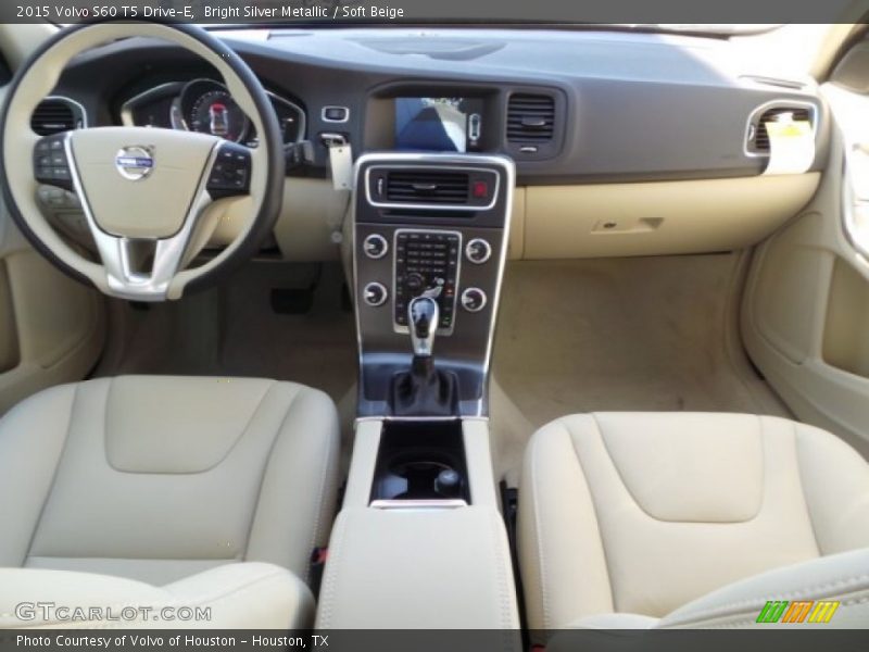 Bright Silver Metallic / Soft Beige 2015 Volvo S60 T5 Drive-E
