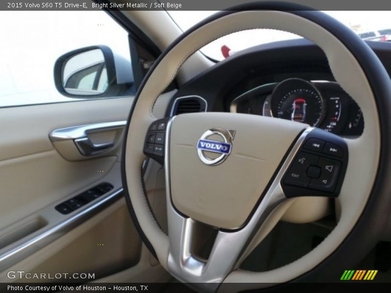 Bright Silver Metallic / Soft Beige 2015 Volvo S60 T5 Drive-E