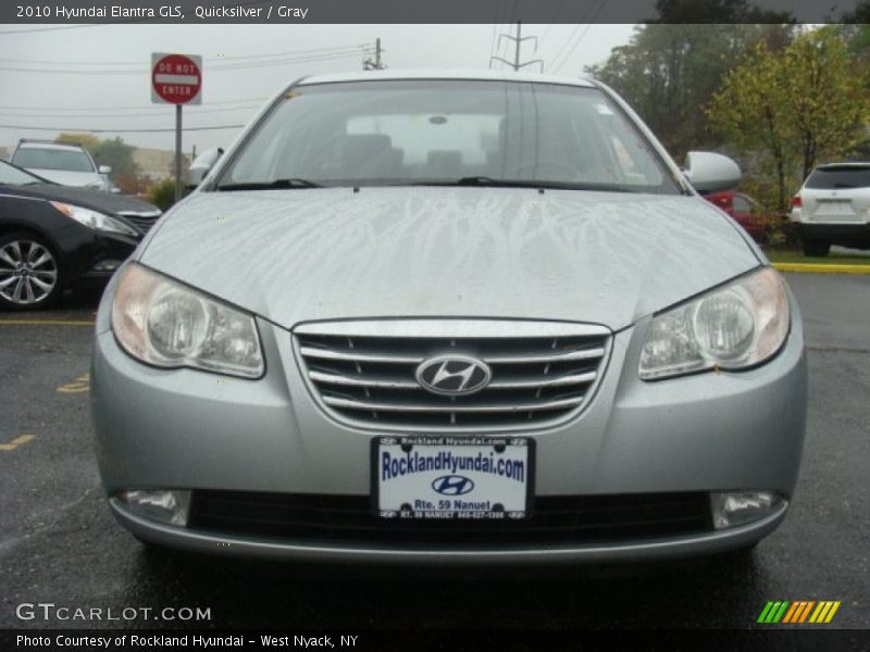 Quicksilver / Gray 2010 Hyundai Elantra GLS