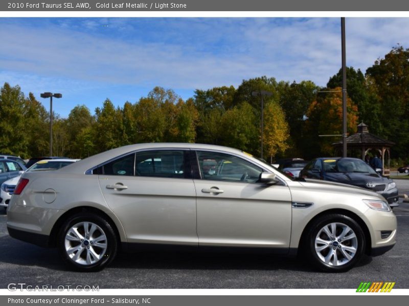 Gold Leaf Metallic / Light Stone 2010 Ford Taurus SEL AWD