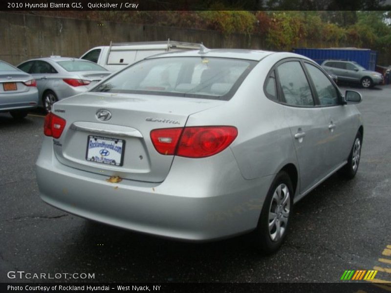 Quicksilver / Gray 2010 Hyundai Elantra GLS