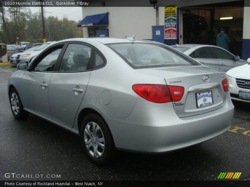 Quicksilver / Gray 2010 Hyundai Elantra GLS