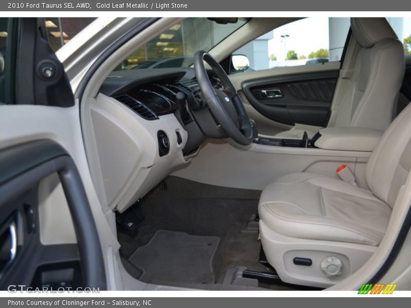 Gold Leaf Metallic / Light Stone 2010 Ford Taurus SEL AWD