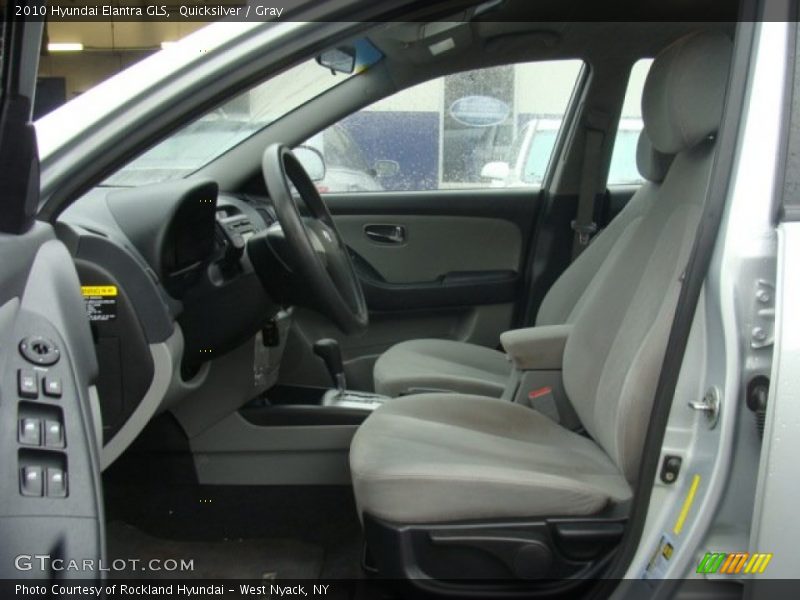 Quicksilver / Gray 2010 Hyundai Elantra GLS