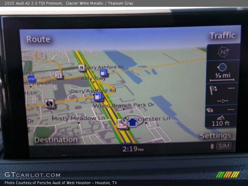Navigation of 2015 A3 2.0 TDI Premium