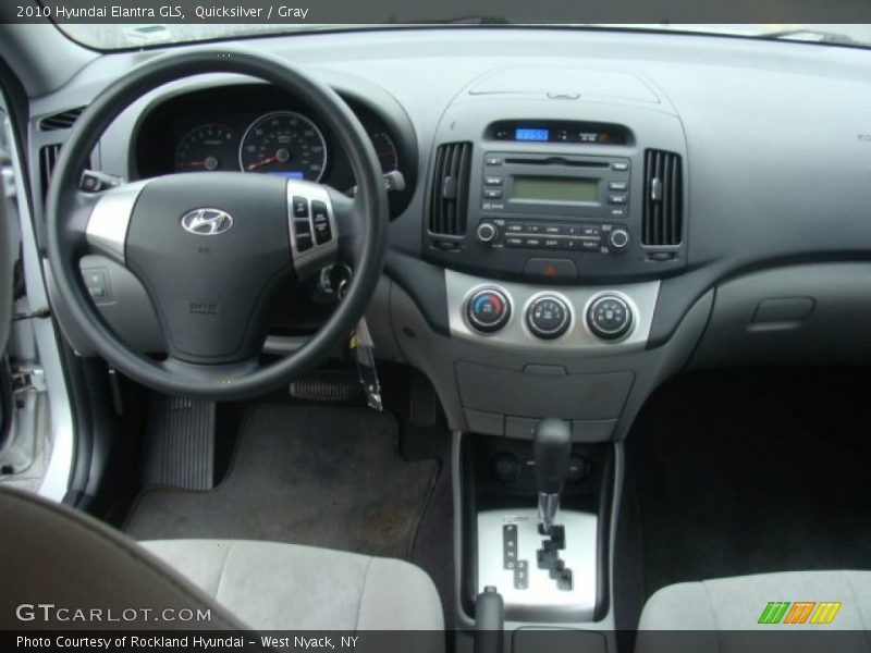 Quicksilver / Gray 2010 Hyundai Elantra GLS