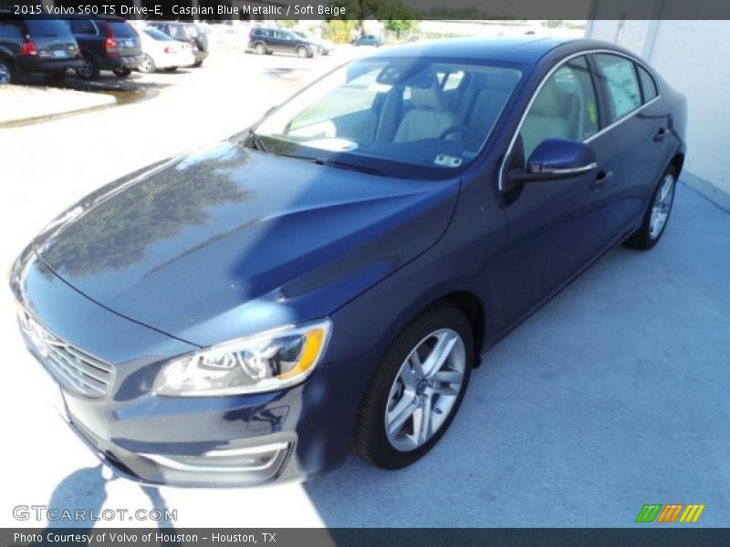 Caspian Blue Metallic / Soft Beige 2015 Volvo S60 T5 Drive-E