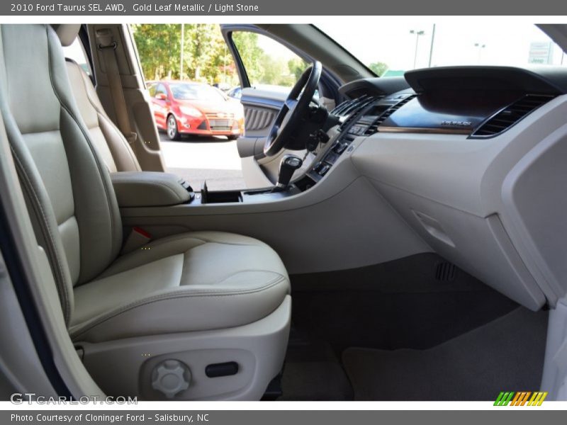 Gold Leaf Metallic / Light Stone 2010 Ford Taurus SEL AWD