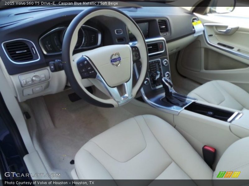 Caspian Blue Metallic / Soft Beige 2015 Volvo S60 T5 Drive-E