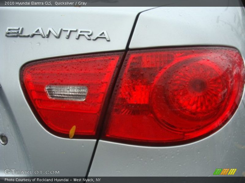 Quicksilver / Gray 2010 Hyundai Elantra GLS