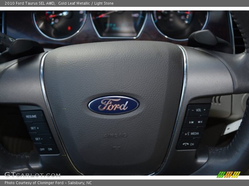 Gold Leaf Metallic / Light Stone 2010 Ford Taurus SEL AWD