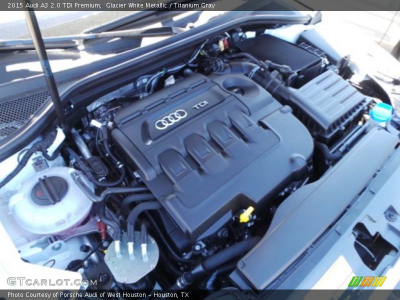 2015 A3 2.0 TDI Premium Engine - 2.0 Liter TDI DOHC 16-Valve Turbo-Diesel 4 Cylinder