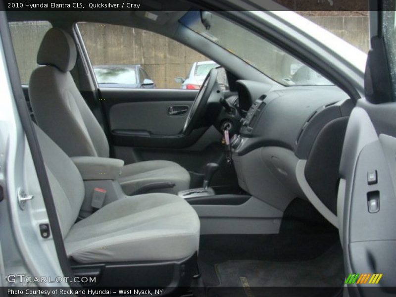 Quicksilver / Gray 2010 Hyundai Elantra GLS