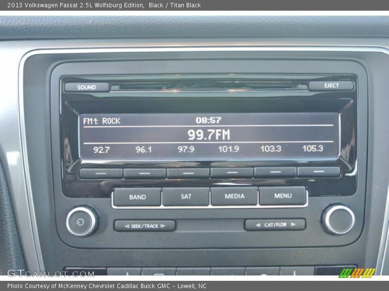 Black / Titan Black 2013 Volkswagen Passat 2.5L Wolfsburg Edition