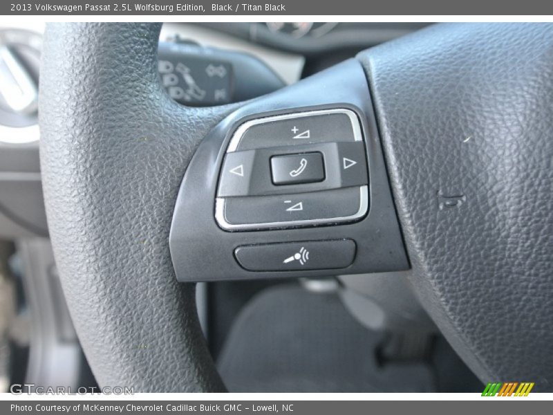 Black / Titan Black 2013 Volkswagen Passat 2.5L Wolfsburg Edition